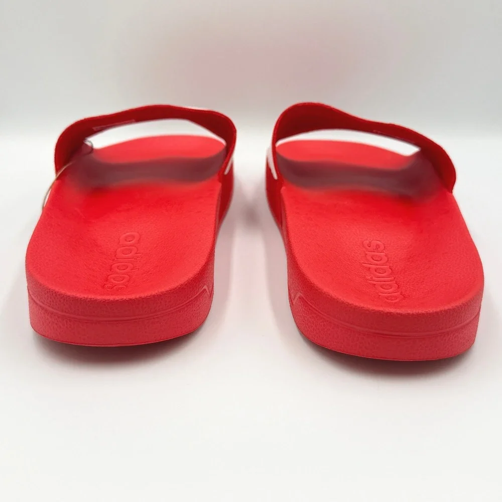 adidas Adilette Shower Slides Mens 8 Womens 9 Red GZ5923 Cloudfoam Sandals *NEW*